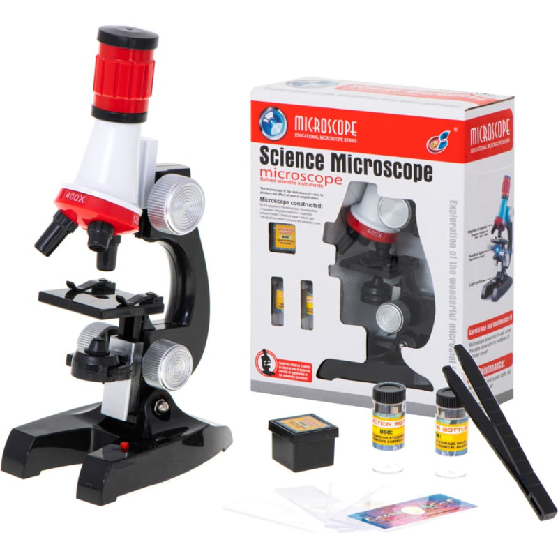 Zinātnes mikroskopu skolas piederumi