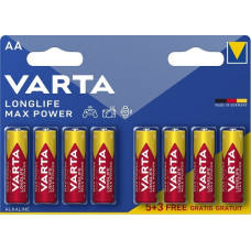 Varta Longlife Max Power Alkaline LR06 AA patareid, 8 tk