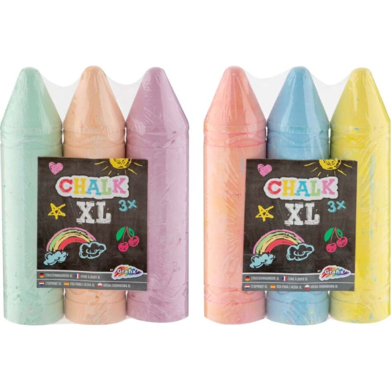 Grafix tänavakriidid suured 3 tk