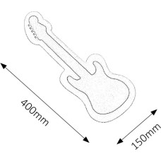 Rabalux Izpārdošana! Rabalux BABETTE LED sienas lampa, balta (ģitāra) - 4545