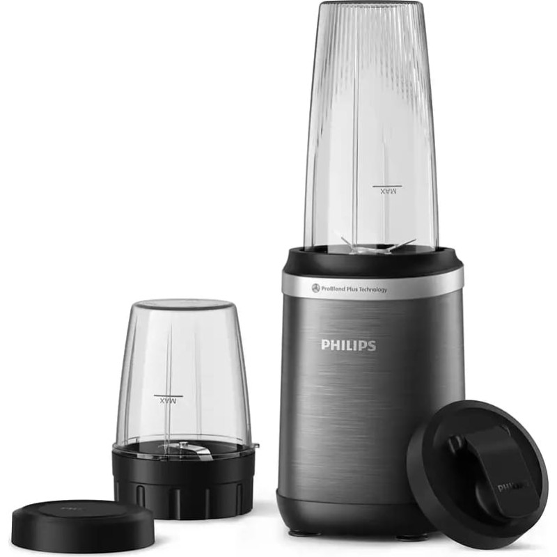 Philips 5000 Series blenderis, 1000W, melns (kompl. 2 krūzes) - HR2766/00