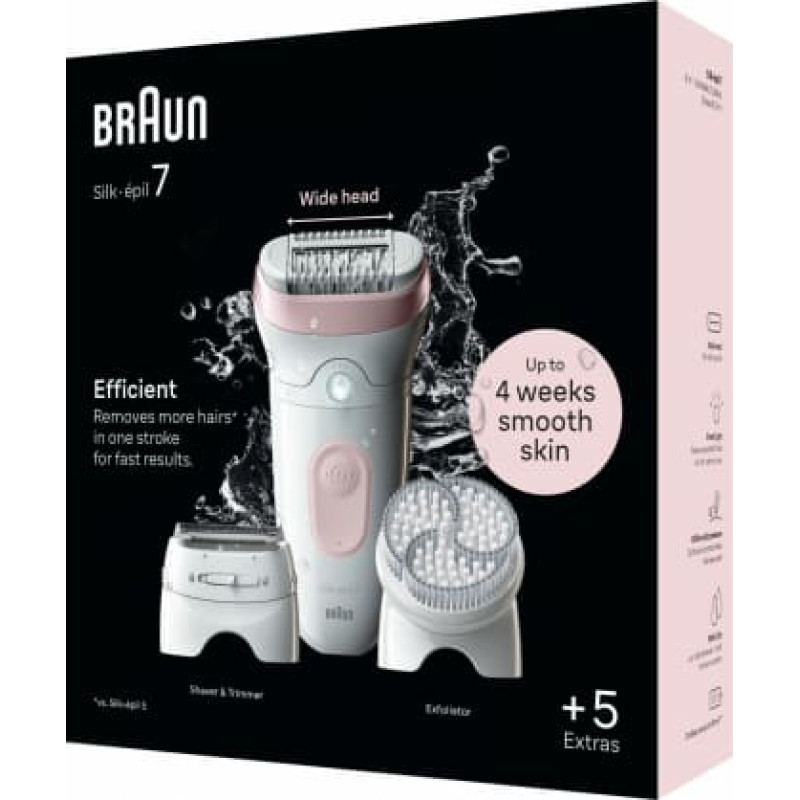 Braun Silk 7 epilators ar piederumiem - SE7-060