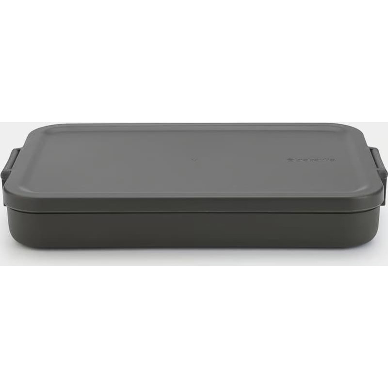 Brabantia Make & Take pusdienu kārba, plakana, dark grey - 202704