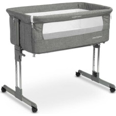 Caretero BEDSIDE CRIB SLEEP2GETHER GRAPHITE