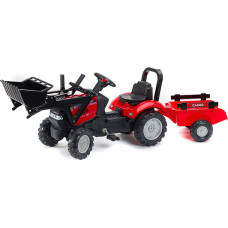 Falk koppekskavaator Case IH treileriga