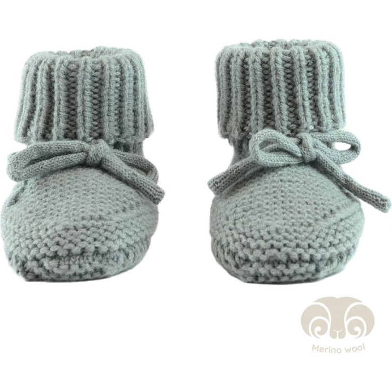 Lodger Slipper Folklore merino vilnas čībiņas, Silk, 0-6m - SLM 109_0-6