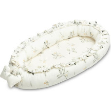 Sensillo BABY NEST VELVET 80X45 OLIVE CREAMY