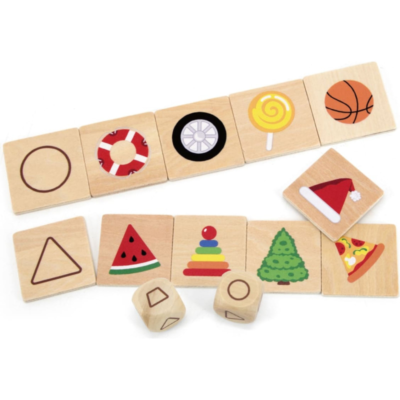 Viga 44506 Puzzle - zestaw do nauki kształtów