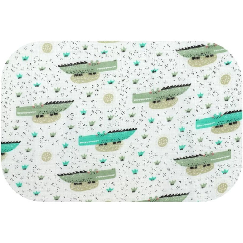 Ega Kids Diaper - 27435 - TETRA PRINT - EGA - KROKODYLE - size 70x80 cm