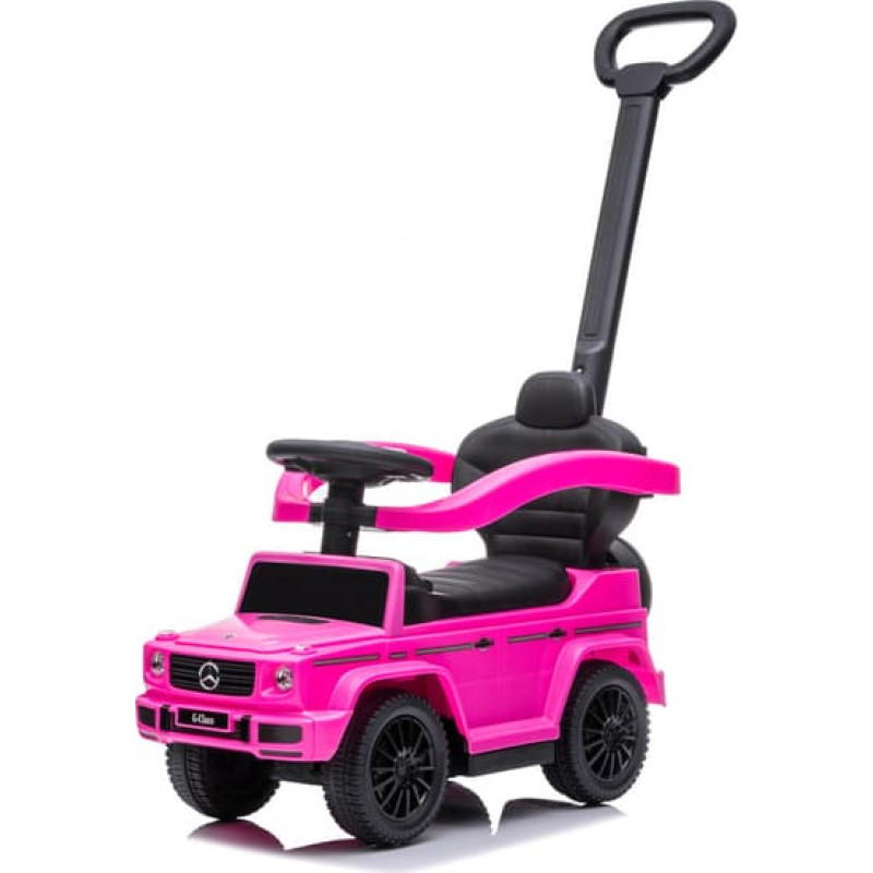 To-Ma Ride-on car wiht handle - 653 R- rubber wheels - MERCEDES G350D - PINK