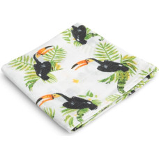 Sensillo Muslin swaddle blanket toucans