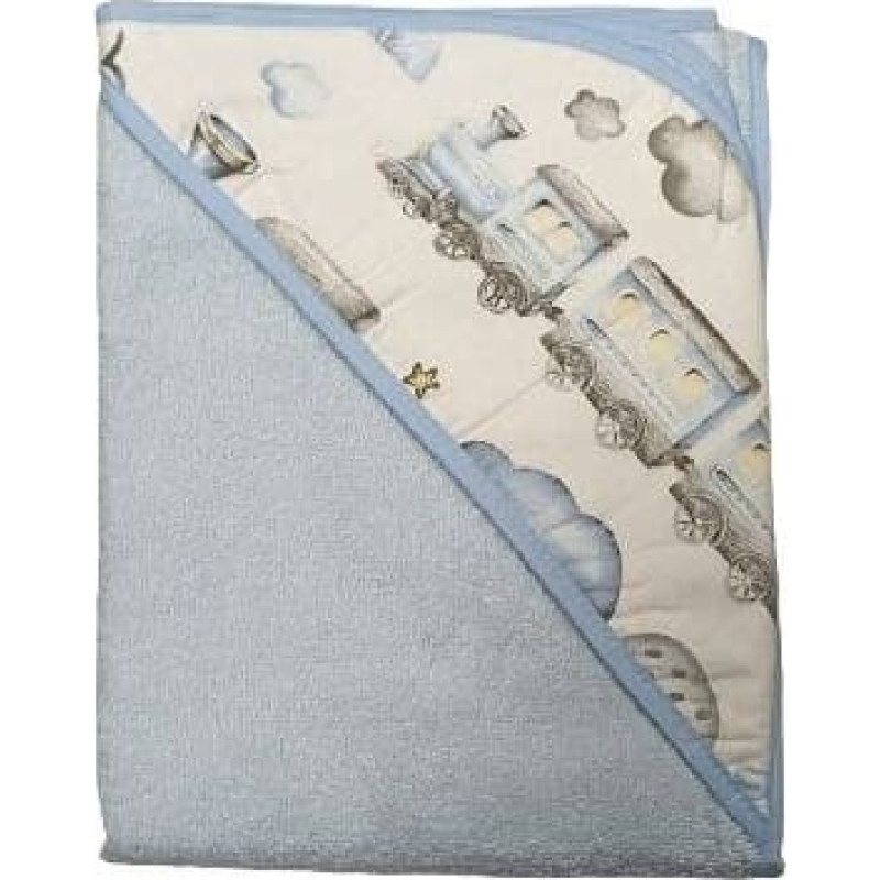 Duet Baby Bathing cover - 417 - TERRY - FROTTE - size 100x100 - BLUE