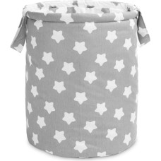 Sensillo BASKET FOR TOYS - STARS GREY