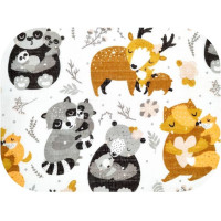 Ega Kids marlės sauskelnės 70x80cm FOREST ANIMALS, 23710