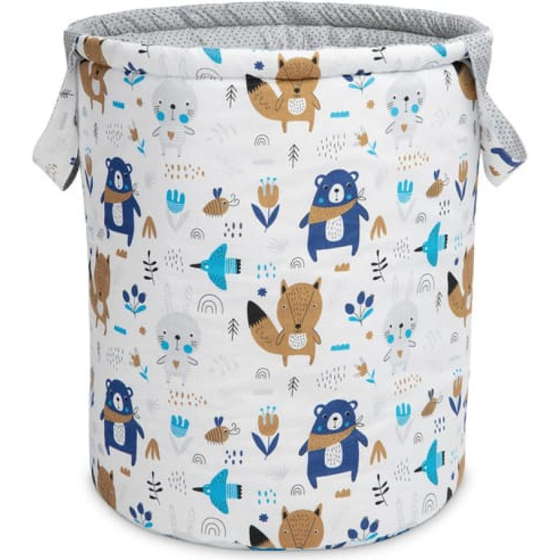 Sensillo BASKET FOR TOYS - FOREST ANIMALS