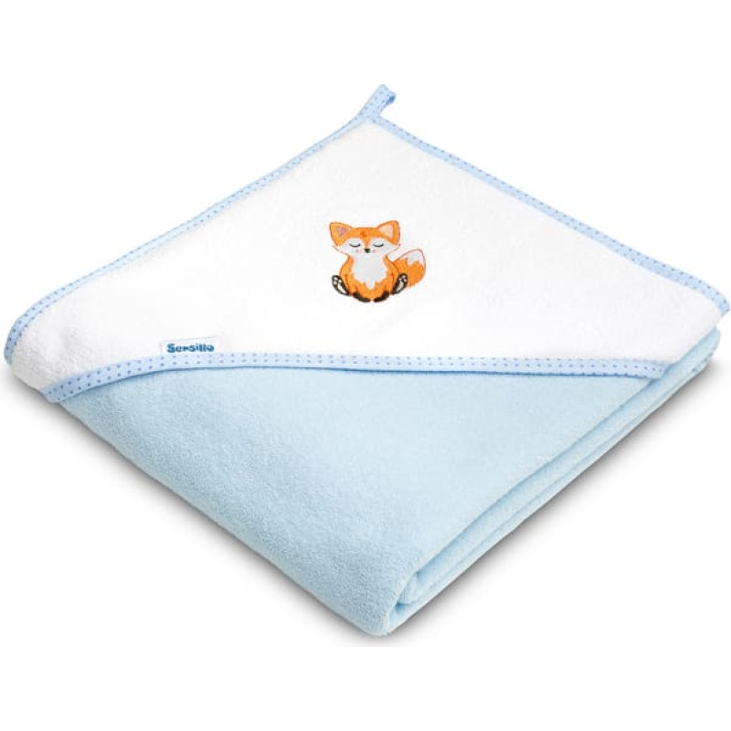 Sensillo TERRY BATH COVER 100X100 BLUE FOX