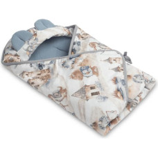 Sensillo MUSLIN CARRY-COT SWADDLE BLANKET - DRAGONS JEANS