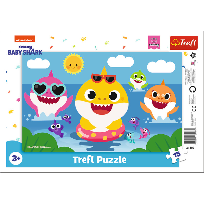 Raampusle „Rõõmus Baby Shark”, 15 osa