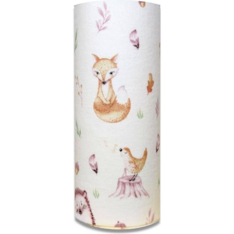 Ega Kids flanelinis vystyklas – 24823 – raštas: „Paukštis ir Plunksna“ – dydis 70×80 cm