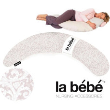 La Bebe ™ Moon Maternity Pillow Art.52502 Classic Rose Liels spilvens grūtniecēm ar sintepona (bumbiņsintepons) pildījums (īpaši mīksts un kluss),195cm