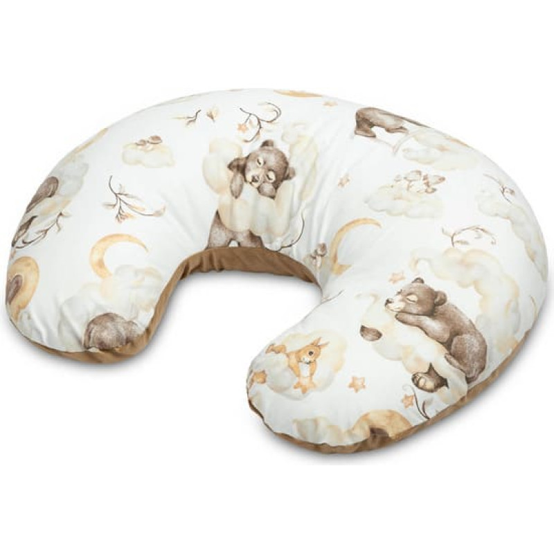 Sensillo PILLOW FOR FEEDING VELVET DREAM BEIGE