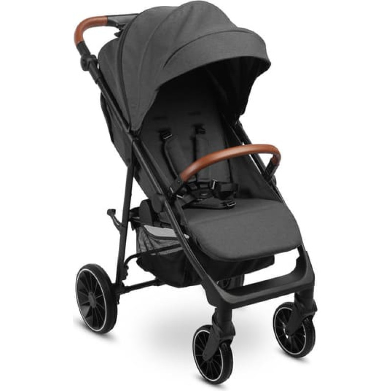 Caretero vežimėlis pasivaikščiojimams ELMA DARK GREY