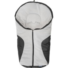 Sensillo Carrier seat sleeping bag – black/grey polar fleece