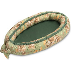 Sensillo Velvet Baby Nest/baby Cocoon – SQUARE GREEN