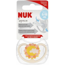 NUK 8453 SILICONE pacifier SPACE 6-18 1PC/BOX 535471, 736385