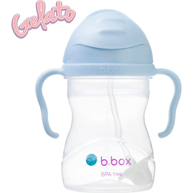B.box 5193 BOTTLE WITH STRAW BUBBLEGUM BB00519
