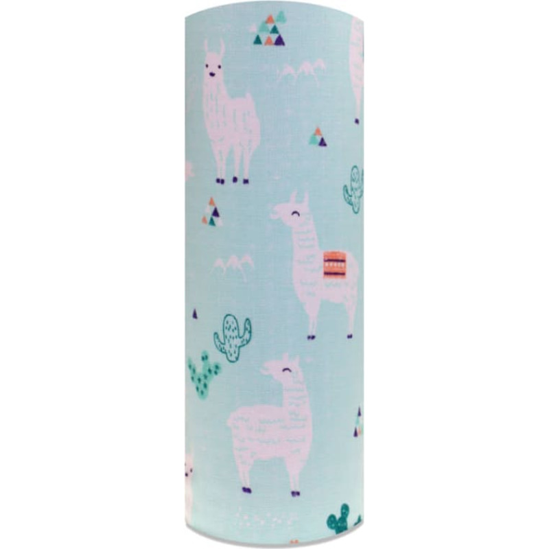 Ega Kids Diaper - 25127 - TETRA PRINT - EGA - LAMA - TURKUS / WHITE - size 70x80 cm