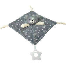 Tulilo Toy Blanket - 93713 - MILUŚ - TEDDY BEAR - GREY - size 25 cm