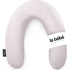 La Bebe ™ Rich Maternity Pillow Art.63180 Grey Pakaviņš mazuļa barošanai / gulēšanai / pakaviņš grūtniecēm 30x104 cm