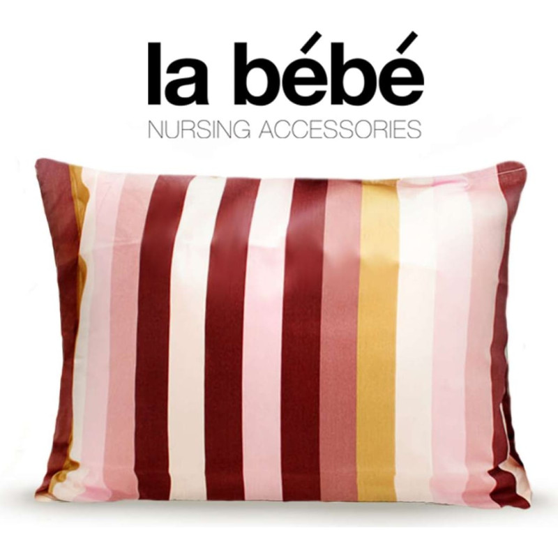 La Bebe ™ Cotton  60x40 Art.72553 Stripes Kokvilnas spilvendrāna ar kanti 60x40cm