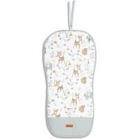 Sensillo INSERT TO BABY CARRIAGE VELVET WHITE FOREST ADVENTURE