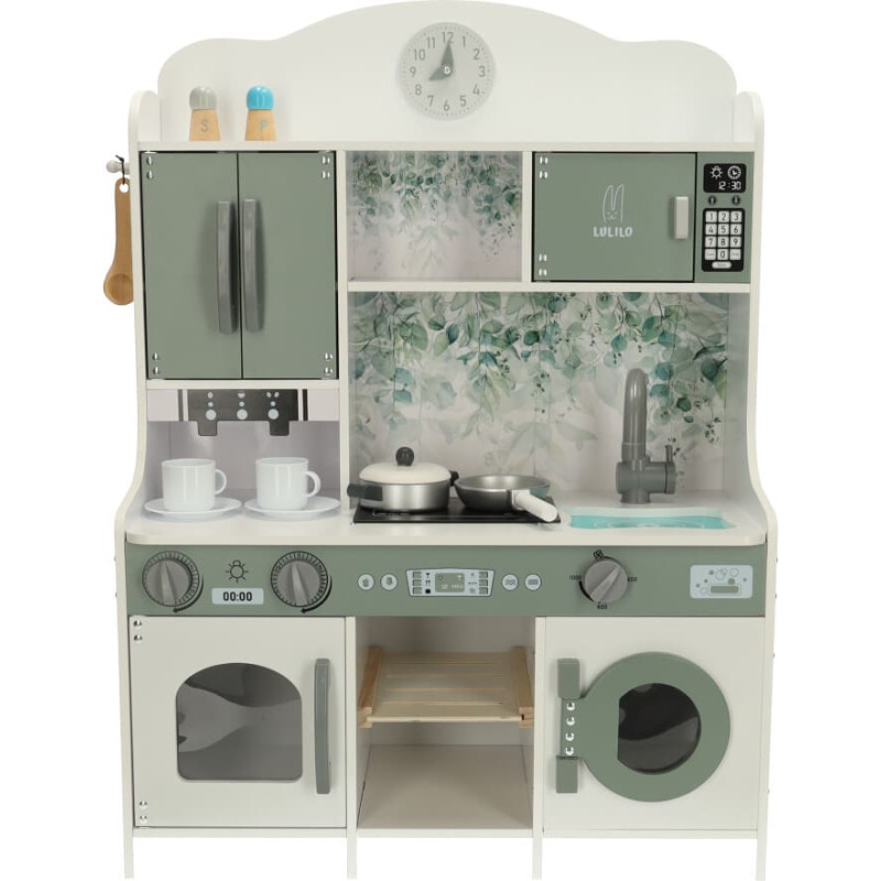 Koka virtuve MDF LULILO Saliko ar espresso automātu