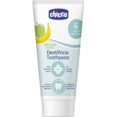 Chicco 918707 TOOTHPASTE WITH FLUORINE 50ML APPLE-BANANA 6M +