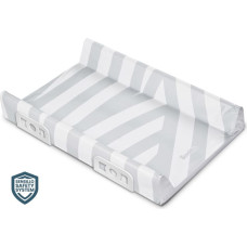 Sensillo Stiffened Changing Pad with Safety System– PATTERNS STRIPES PLATINUM 70 cm