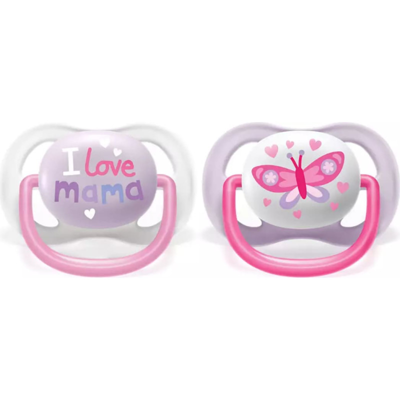 Philips Avent SCF080/02 čiulptukas ULTRA AIR 0-6 GIRL