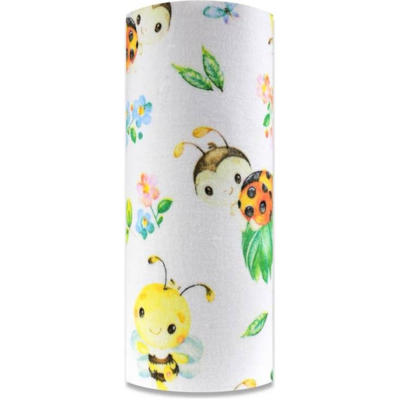 Ega Kids flanelinis vystyklas – 25202 – raštas: „Pasakiški vabzdžiai“ – dydis 70×80 cm
