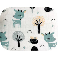 Ega Kids Diaper - 10123 - TETRA - EGA - DEER - MINT - size 70x80 cm