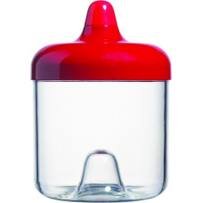 Viceversa round canister 0.75L red 11231