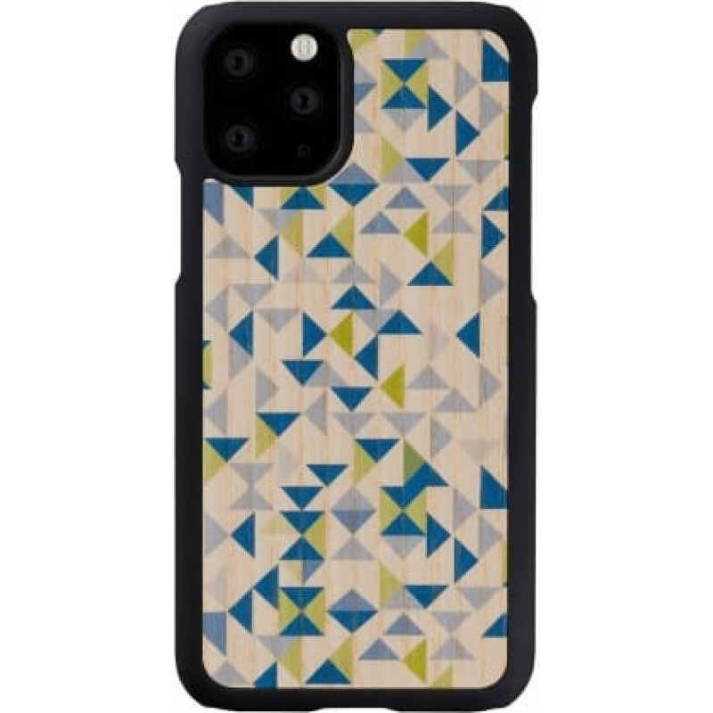 Man&Wood SmartPhone case iPhone 11 Pro blue triangle black