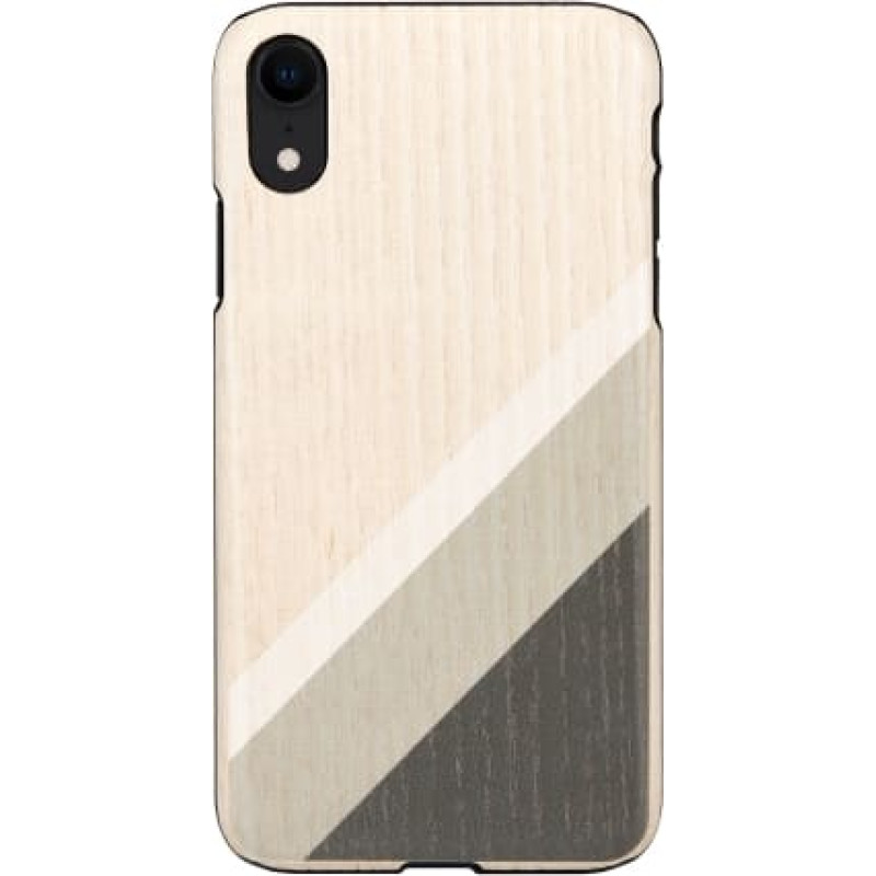 Man&Wood SmartPhone case iPhone XR gray suit black