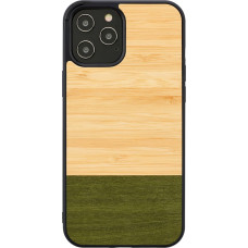 Man&Wood case for iPhone 12/12 Pro bamboo forest black