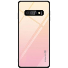 Evelatus Samsung A20 Gradient Glass Case 1 Mild Melon