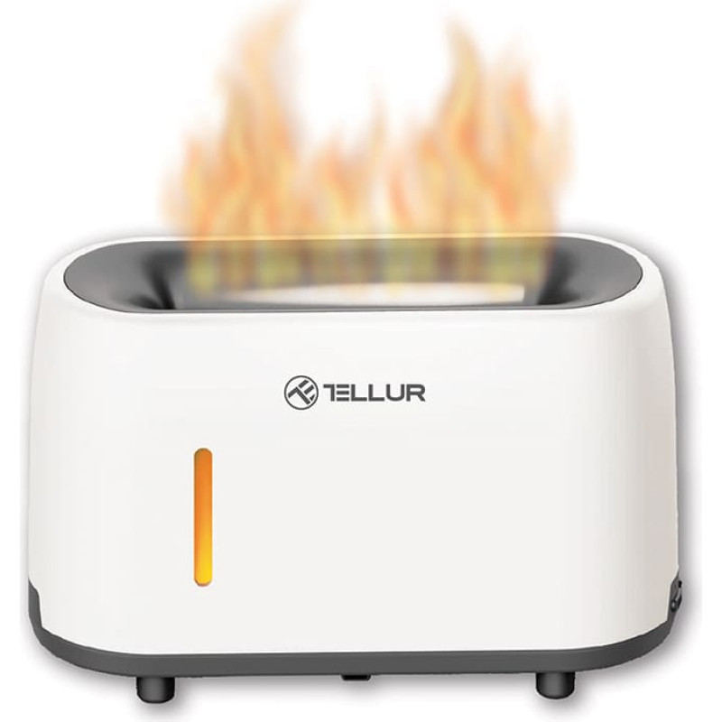 Tellur Flame aroma diffuser 240ml, 12 hours, remote control, white