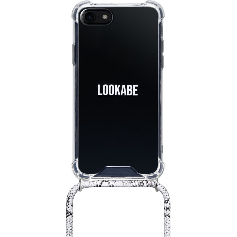 Lookabe Necklace Snake Edition iPhone Xr silver snake loo019