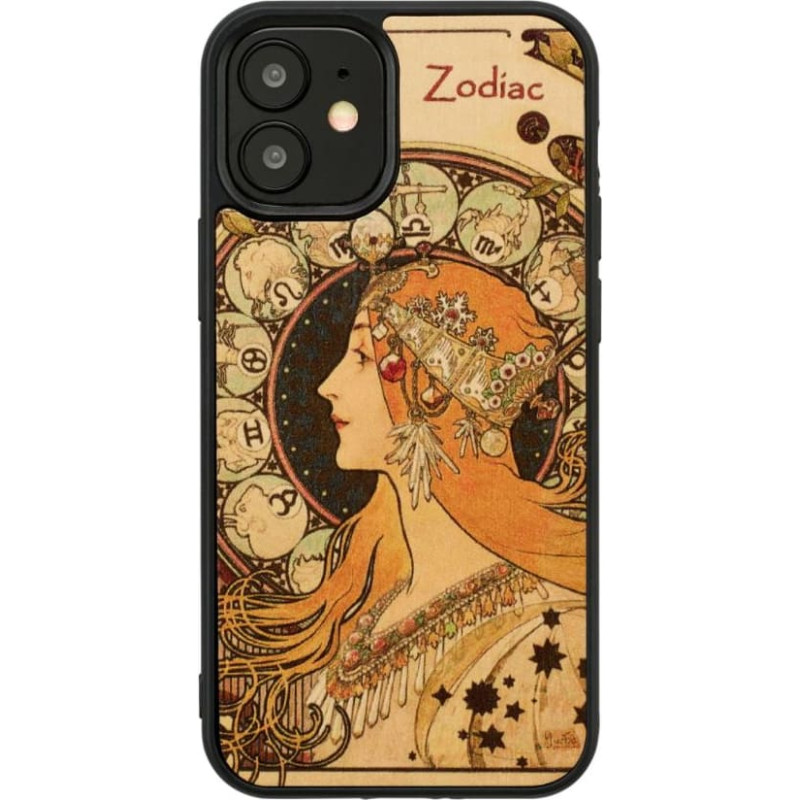 Man&Wood case for iPhone 12 mini zodiac black