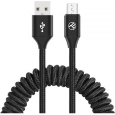 Tellur Data Cable Extendable USB to Micro USB 2A 1.8m Black